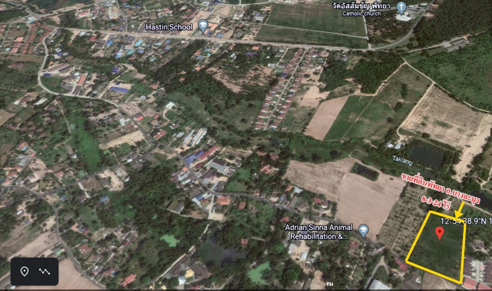 ขายที่ดินเปล่าทำเลทอง 43-3-81 ไร่ โซนพัทยา ใกล้อุทยานสามก๊กและสนามกอล์ฟสยามคันทรีคลับ อ.บางละมุง จ.ชลบุรี 05256