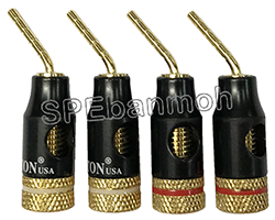 BNN-022 ∅4 mm ปลั๊กกล้วย/บานานา (Banana plug) ชุบทอง N/A