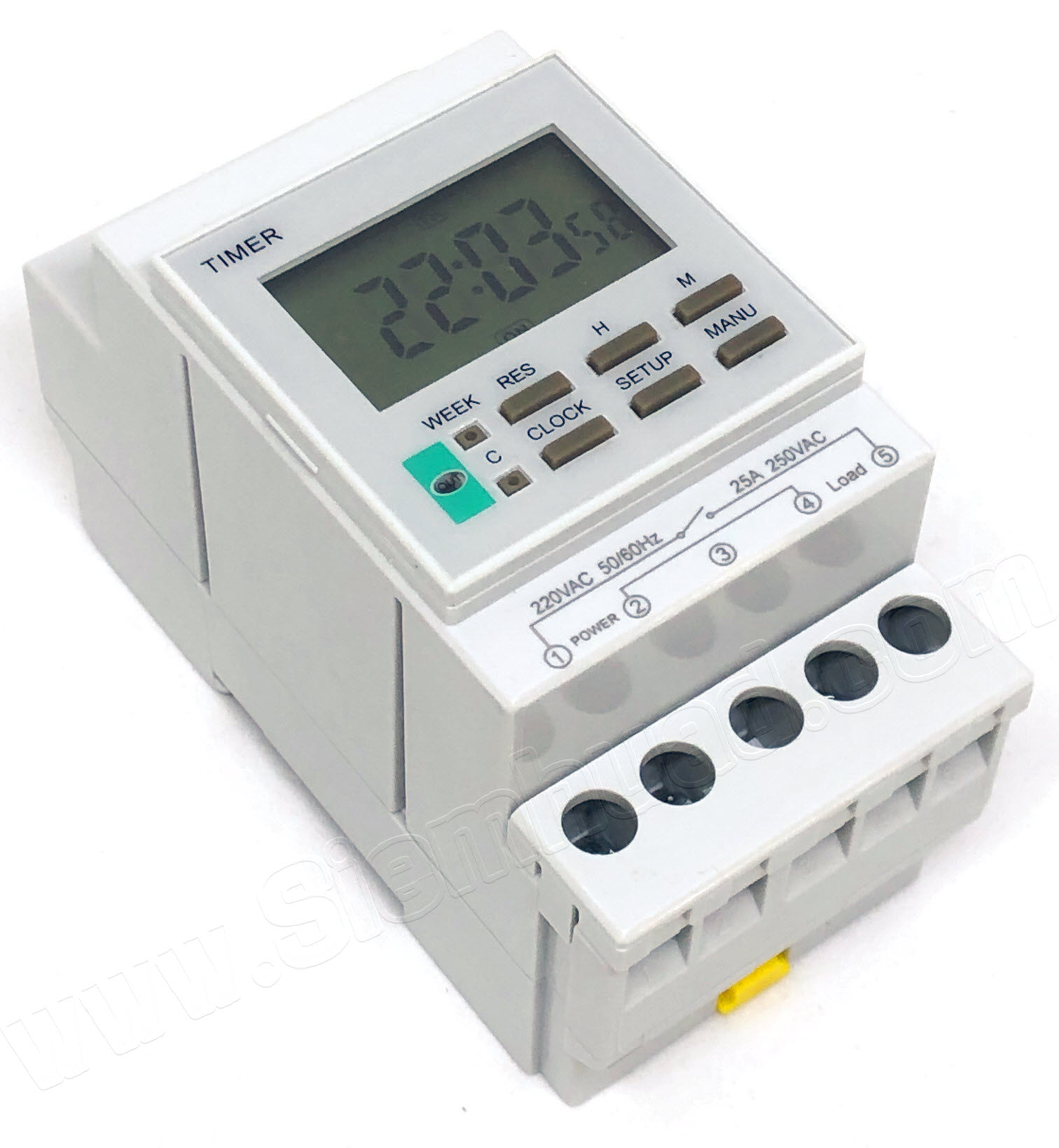 ดิจิตอล ไทม์เมอร์ 24 ชั้วโมง / 7 วัน นาฬิกาตั้งเวลา แบบดิจิตอล Weekly Programable Electronic Timer (PNC) KG2516 ตั้งได้ 17 โปรแกรม (โหมดตั้งค่าต่อวัน day / โหมดตั้งค่าทุกวัน week)