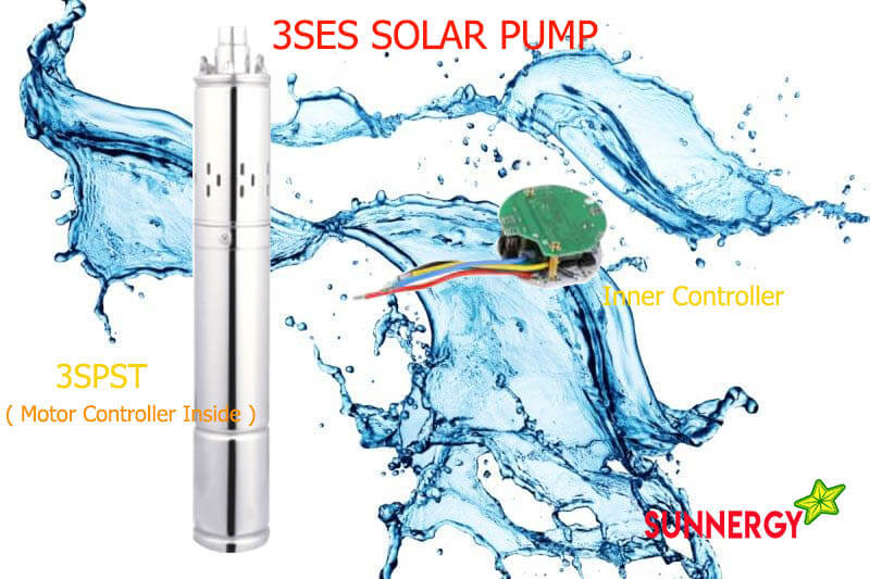 ปั๊มน้ำบาดาล STC-3SES SOLAR PUMP