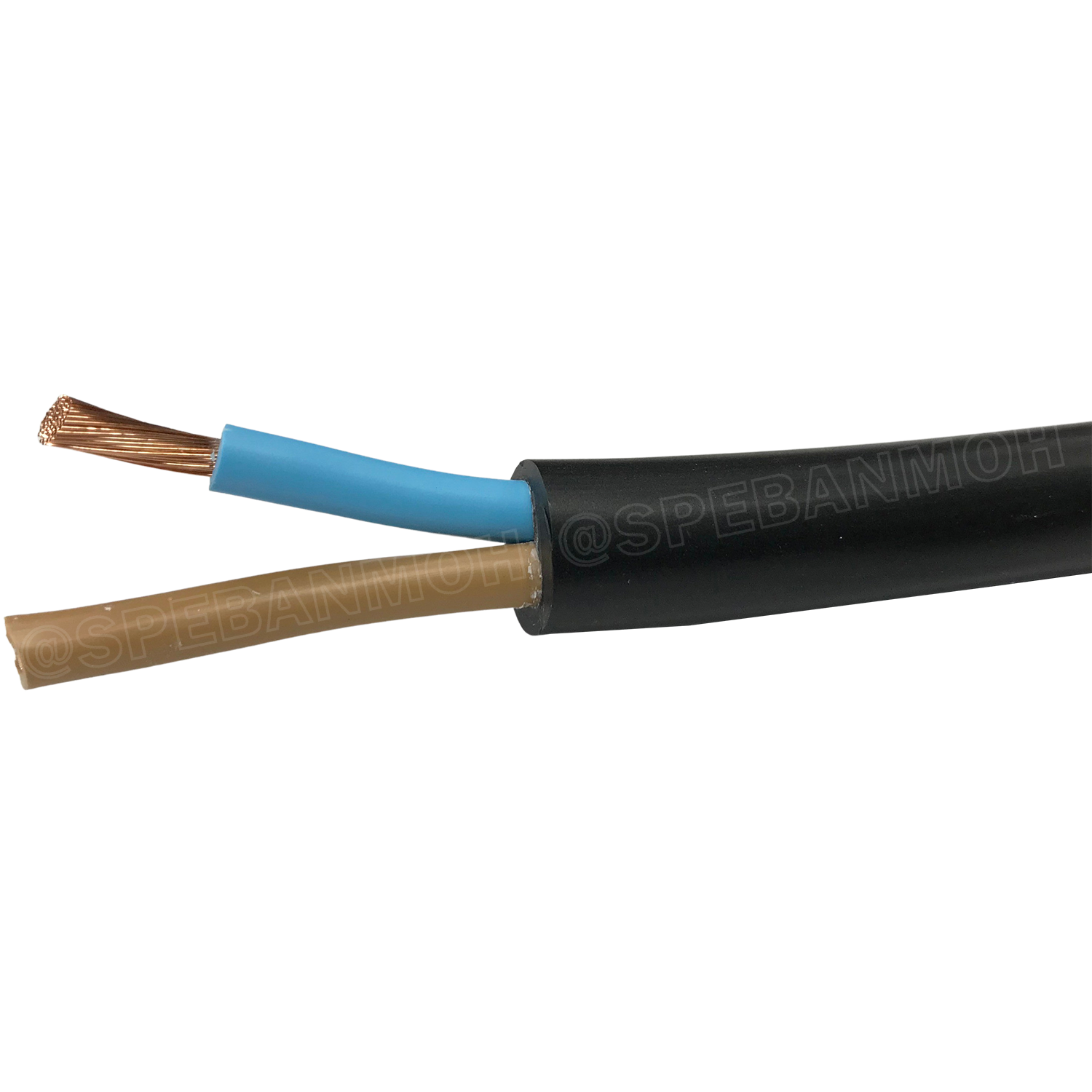 [ 1 เมตร ] VCT-2x6.0 สาย VCT 2C X 6.0 sq.mm สายอ่อน 2 คอร์ Size 6.0 sq.mm VCT AC Power Cable สายไฟ AC สายปลั๊ก IEC53 สายมาตรฐาน มอก. TIS 11-2553 2x6.0 สายไฟเอซี สายไฟบ้าน VCT Cable Flexible Cable สายไฟ ฉนวนPVC สายไฟอ่อน