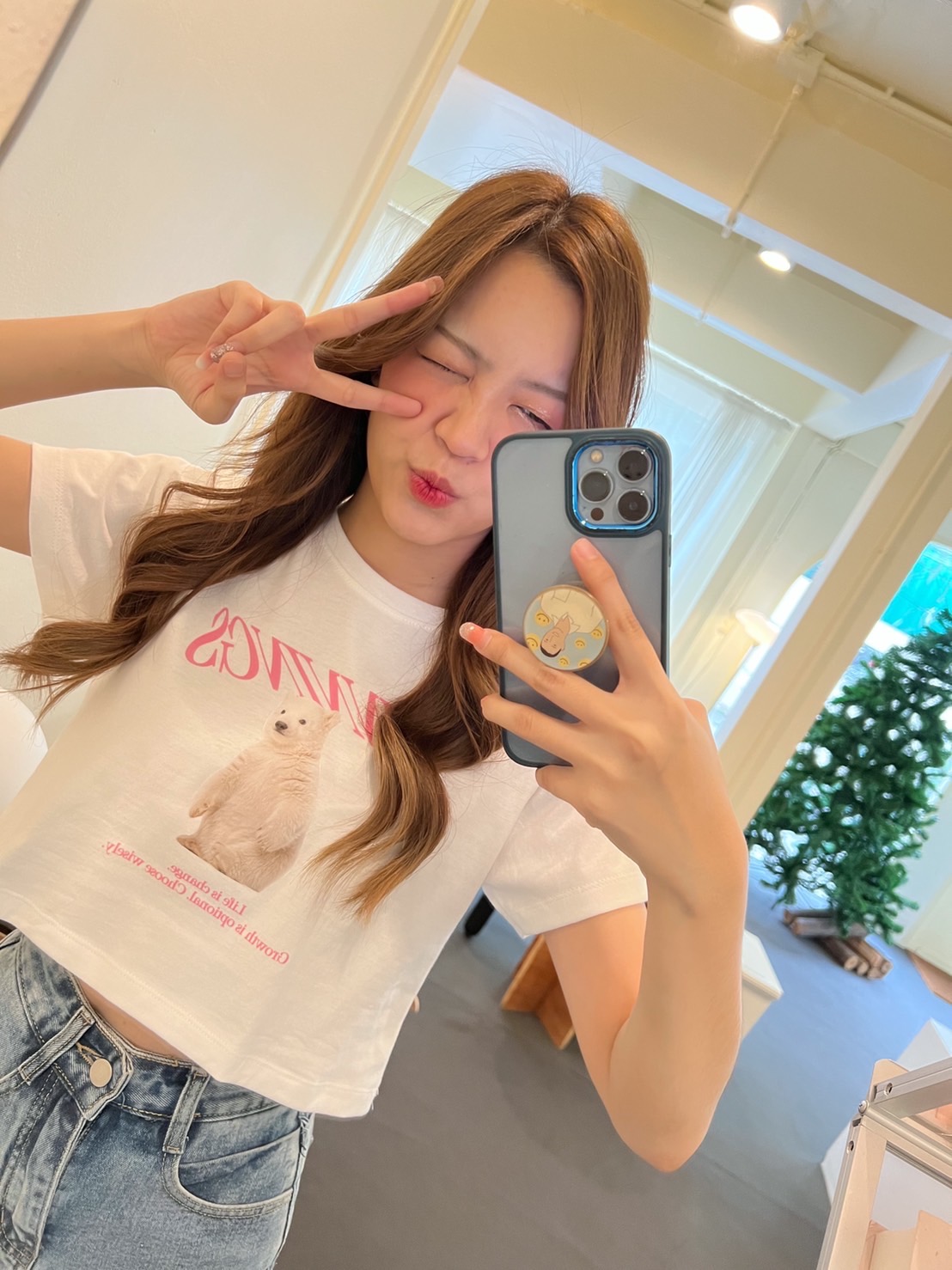 BEAR Crop Tee เสื้อครอปน้อนหมี