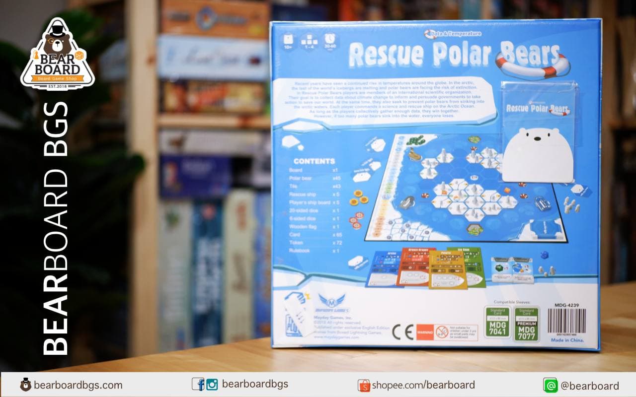 Rescue Polar Bears: Data & Temperature บอร์ดเกม ของแท้