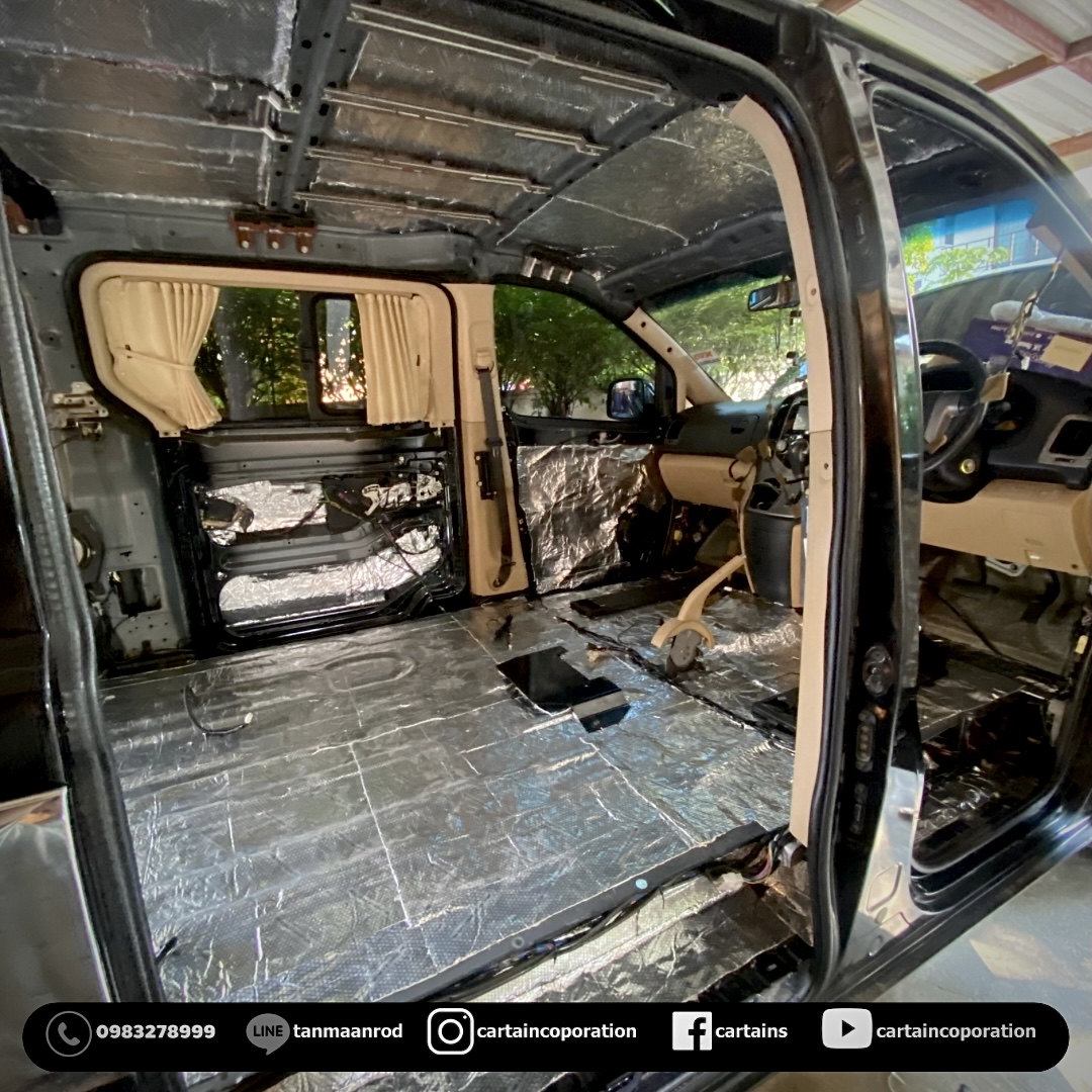 แดมป์ทั้งคัน Hyundai h1 พื้น ทั้งคัน หลังคา ด้านข้าง กาบบันได ประตู5บาน 2ชั้น