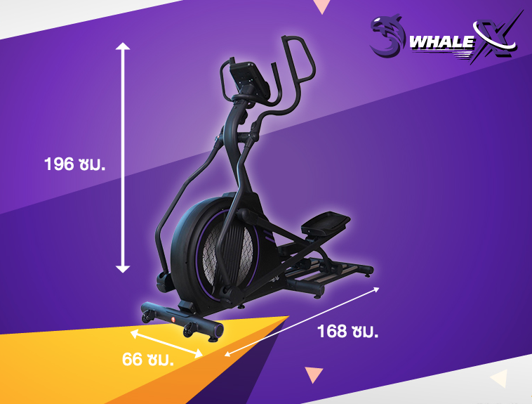 Elliptical เครื่องเดินวงรี V-Tech รุ่น WHALE-X ลดเพียบ! ติดต่อ