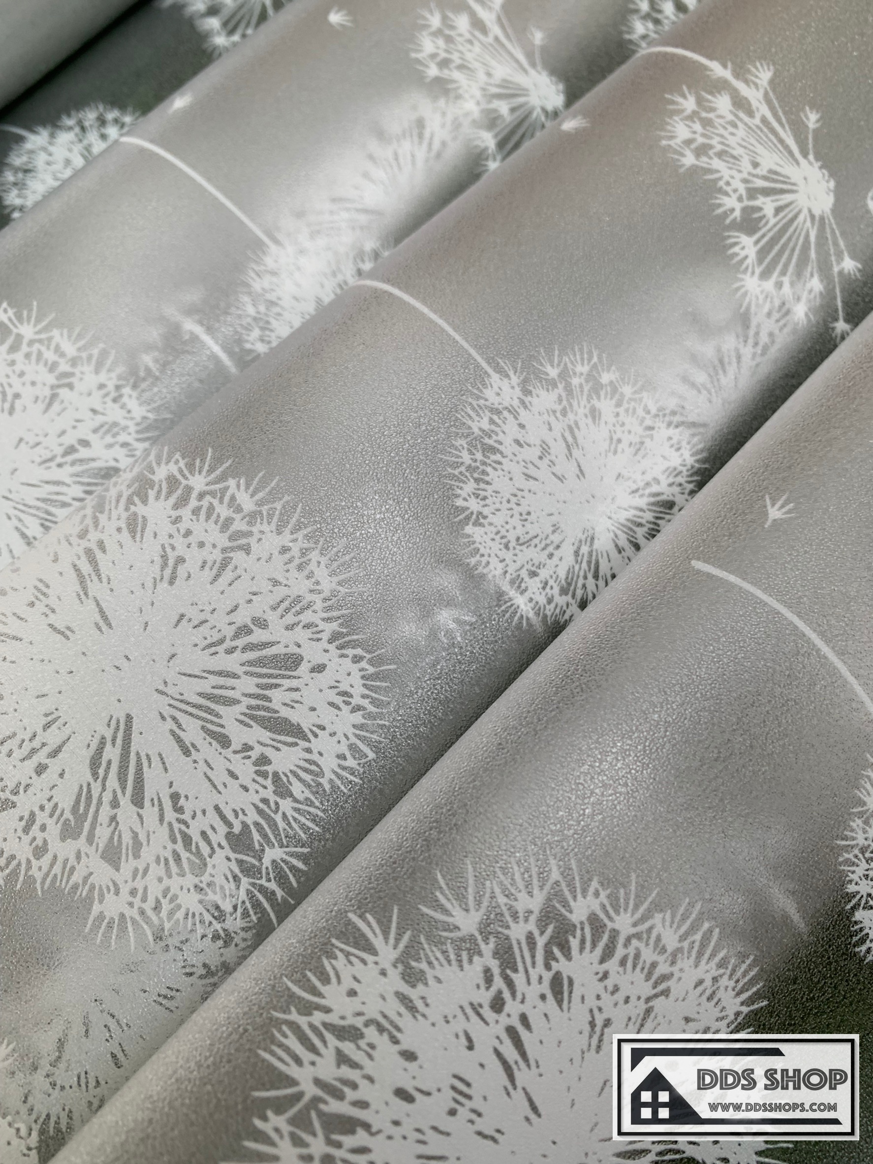 PVC สุญญากาศติดกระจก "ดอกหญ้า Dandelion" หน้ากว้าง 120cm (ราคาที่ระบุไว้ คือยาว 1 เมตร)