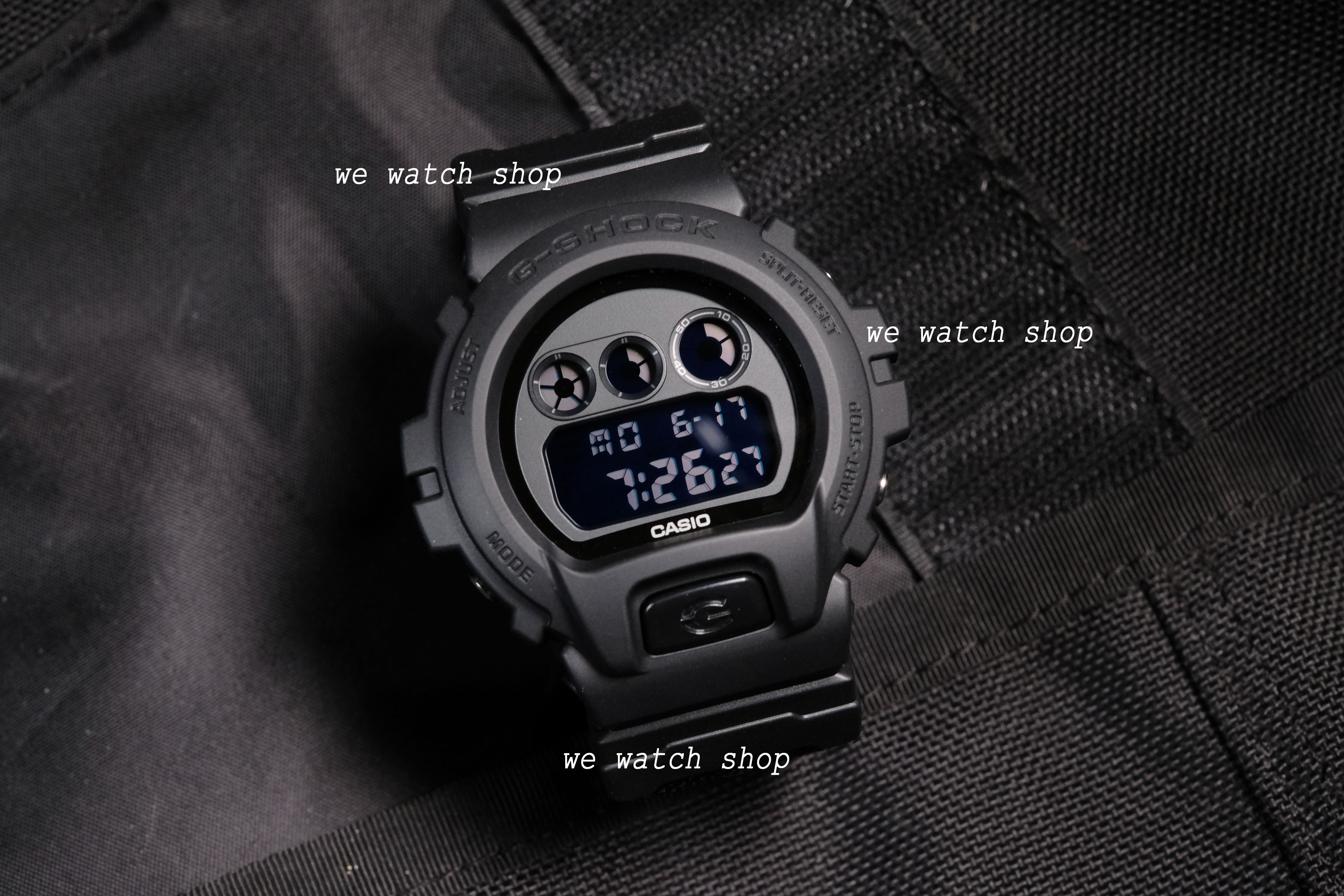 CASIO G-SHOCK รุ่น DW-6900BBN-1DR สีดำ สินค้าของเเท้ รับประกันศูนย์ CMG