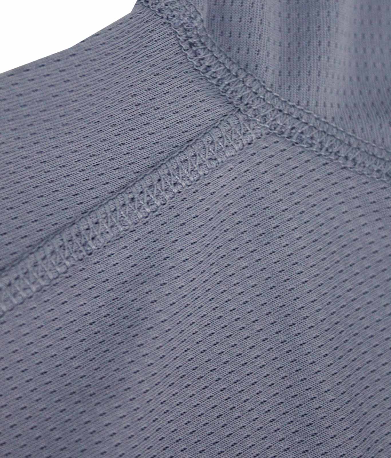 เสื้อคอกลม คอกลมไหล่สโลป ผ้าลายสายฝน ไมโคร 100% สีเทา ใส่สบาย ระบายเหงื่อได้ดี