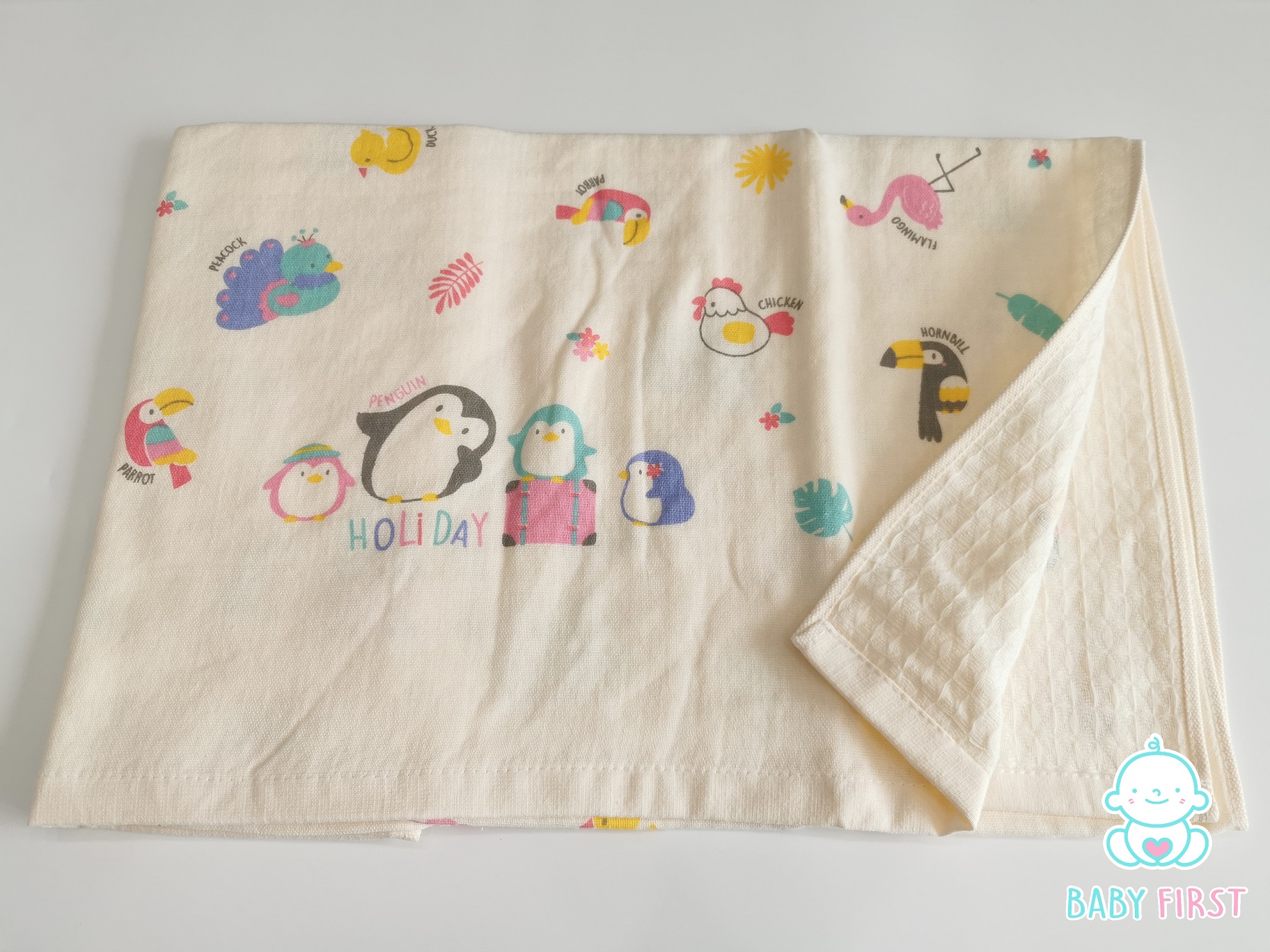 ผ้าเช็ดตัวสาลูญี่ปุ่นทอเนื้อรังผึ้ง 24*48นิ้ว