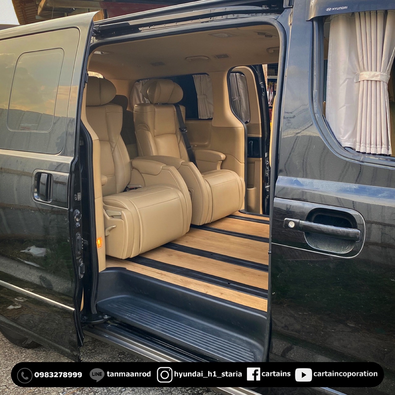 ปูพื้น รถ ฮุนได hyundai h1 starex และ staria