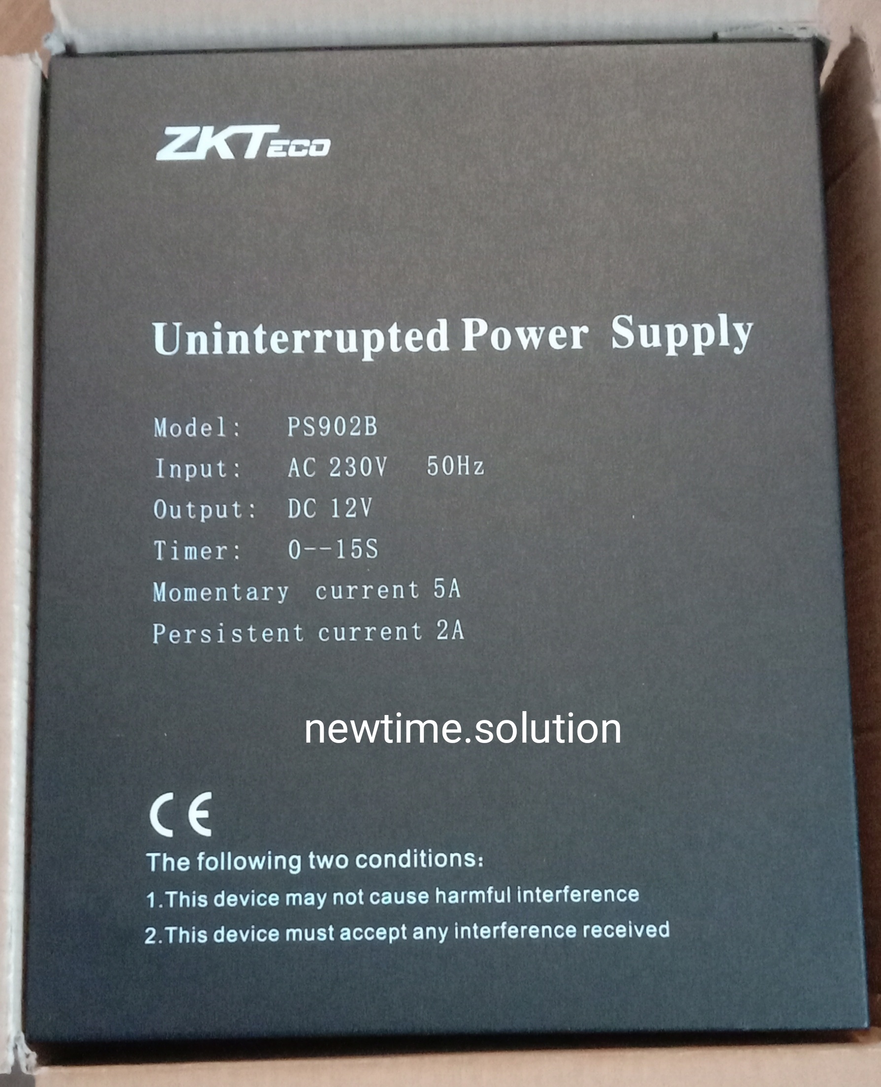 ตู้เพาเวอร์ซัพพลาย พร้อมแบตเตอรี่ POWER SUPPLY 12V 5A