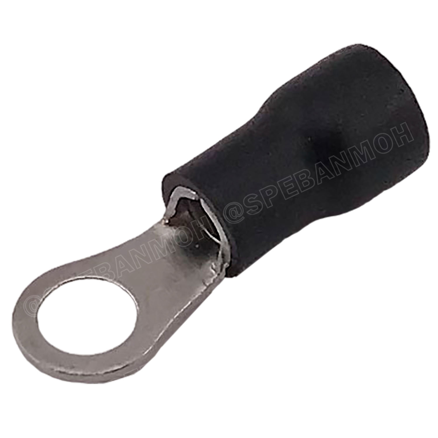 [ 100 ตัว/ถุง ] RV3.5-5 สีดำ Black สำหรับสาย 2.5-4.0 sq.mm 14-12AWG หางปลากลม หางปลาหุ้มฉนวน เทอร์มินอล หางปลาย้ำสายไฟ หางปลา หางปลากลมหุ้ม หางปลาแฉก Terminal Crimping หางปลา กลมหุ้ม หางปลาต่อสาย ขั้วต่อสายไฟ หางปลาวง หางปลา RV Spade Terminal หางปลากลมหุ้