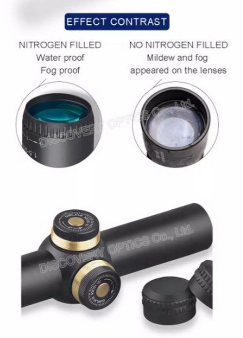 กล้องคุณภาพสูง Discovery VT-1 1.5-5X20 30mm Tube Diameter