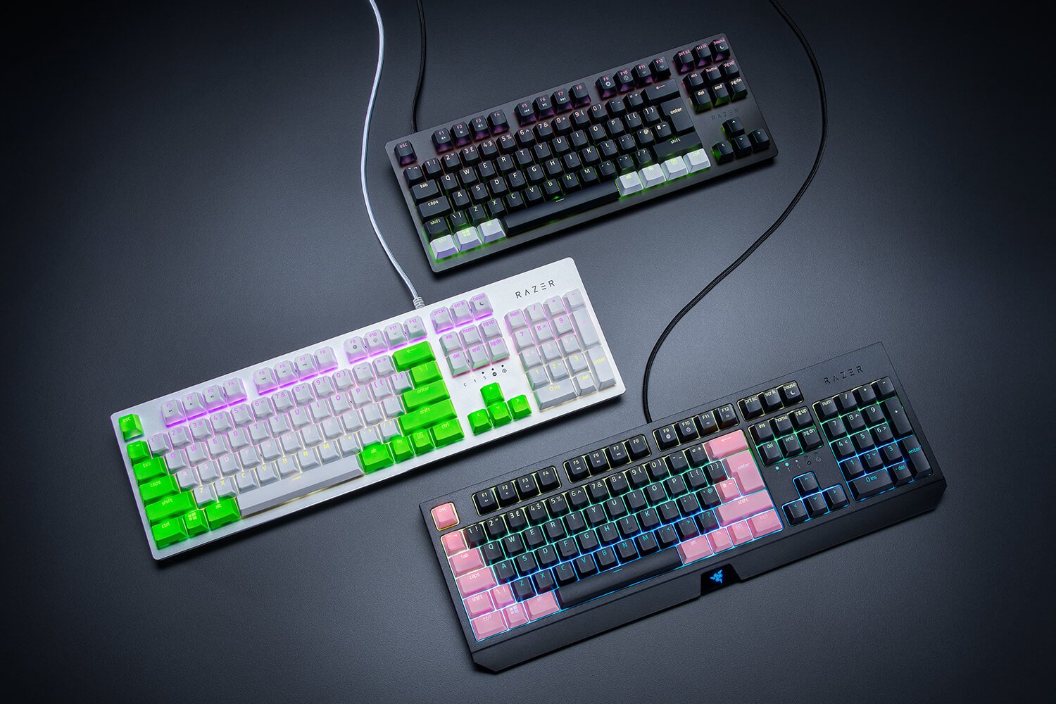RAZER PBT KEYCAP CLASSIC BLACK UPGRADE SET ปุ่มกดคีย์บอร์ด สีดำ | รับประกันศูนย์ไทย 1 ปี