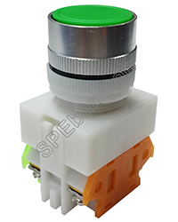 สวิทช์กดติด-ปล่อยดับ∅22mm Y09011BN Ith10A/Ui600V เขียว (Green) By เอสพีอี บ้านหม้อ SPE Banmoh
