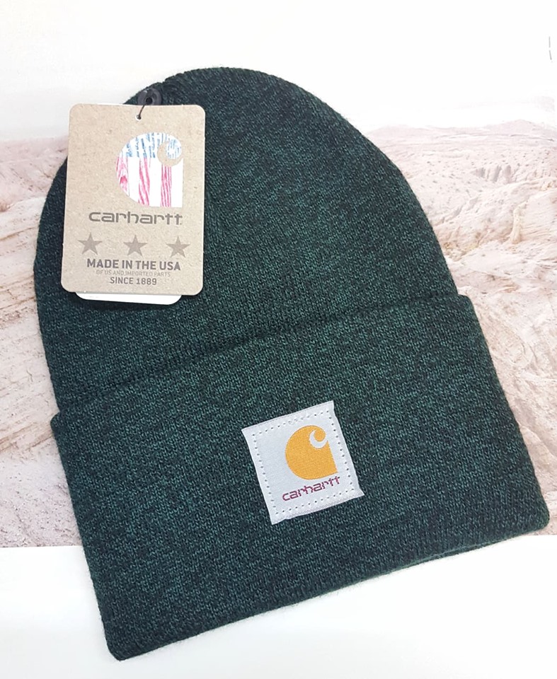 CARHARTT Acrylic Watch Hat - Hunter Green/Black