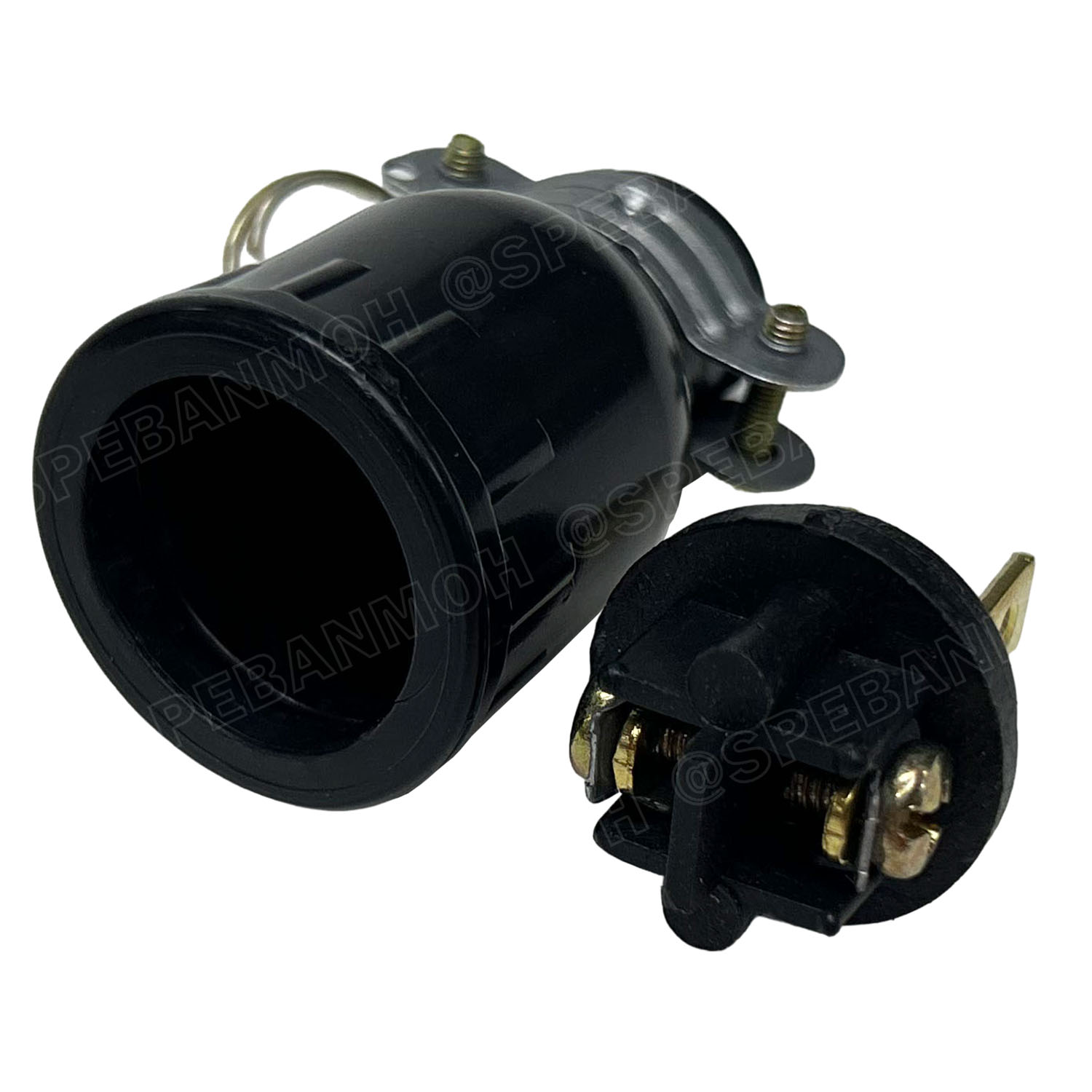 [ 4ชิ้น ] ACP-R001 ปลั๊กยาง ตัวผู้ 2ขาแบน AC Power Plug ท้ายห่วง 16A 250V ปลั๊กตัวผู้ 2ขาแบน ต่อสาย AC Plug 2P 16แอมป์ 220โวตต์ Male Ac Plug ปลั๊กยาง 2ขา ปลั๊กเสียบขาแบน Male Plug 2แบน ปลั๊กตัวผู้ต่อสาย