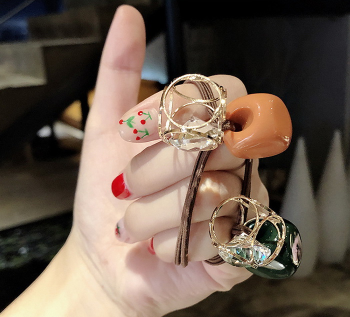 RUB-005 ยางรัดผมแฟชั่นสไตล์เกาหลี (มี 5 สีให้เลือก)