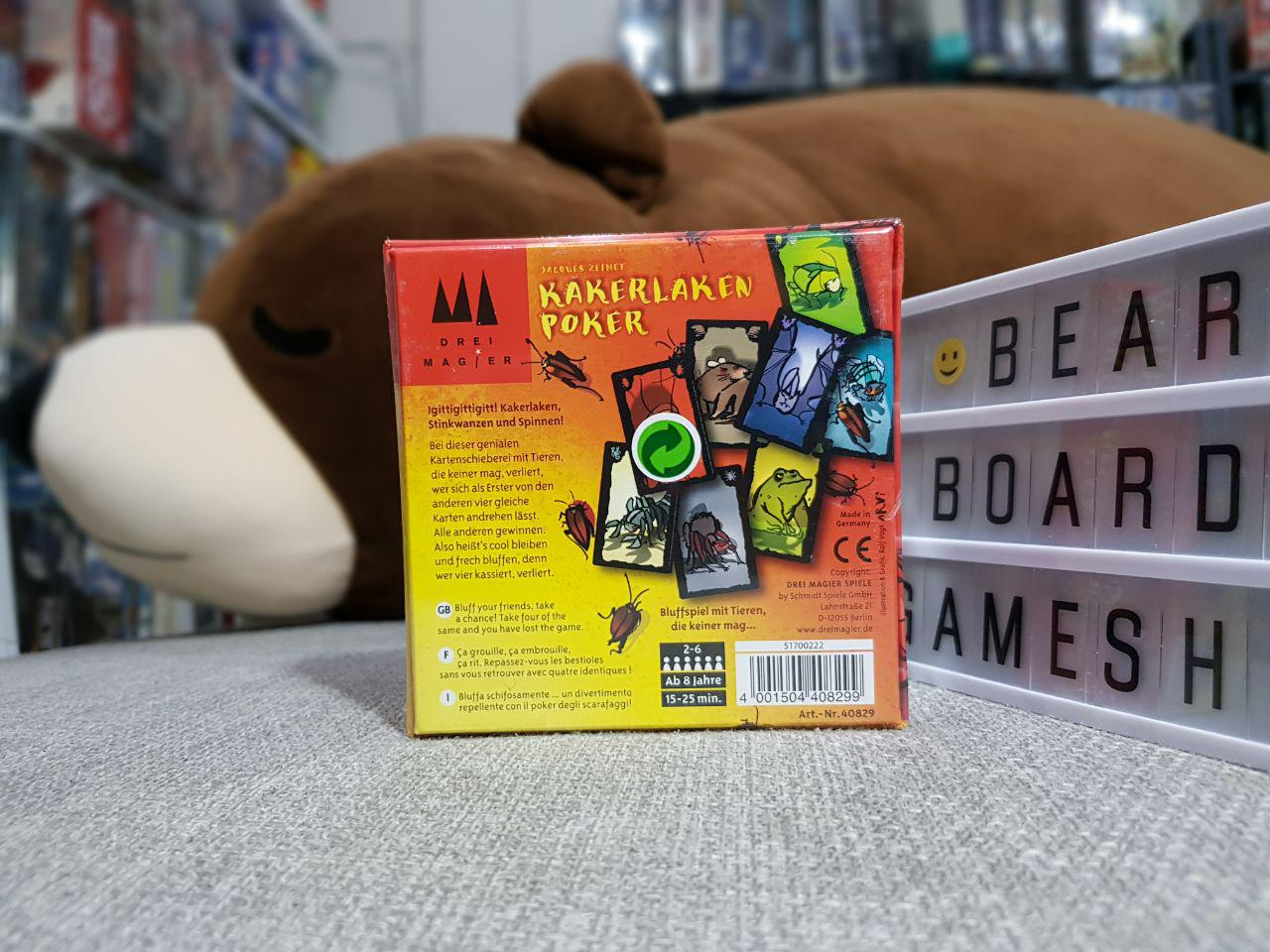 Kaker Laken Poker โป๊กเกอร์แมลงสาป บอร์ดเกมของแท้