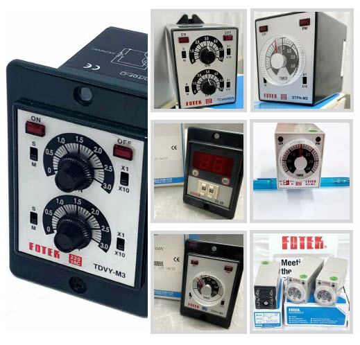 ไทม์เมอร์ / DIGITAL TIMERS, Multi-function Timer, Twin Timer (FOTEK) series : รุ่น TM, TMP, SY, STP, H5T, H5M, H3, H5B, H2Y, H3Y, STPY, TF, MY, TDVN, TDFN, TDVY, TDFY series