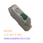 Beaker แบบ MCB_S-DC ขนาด 20A 250V 1P