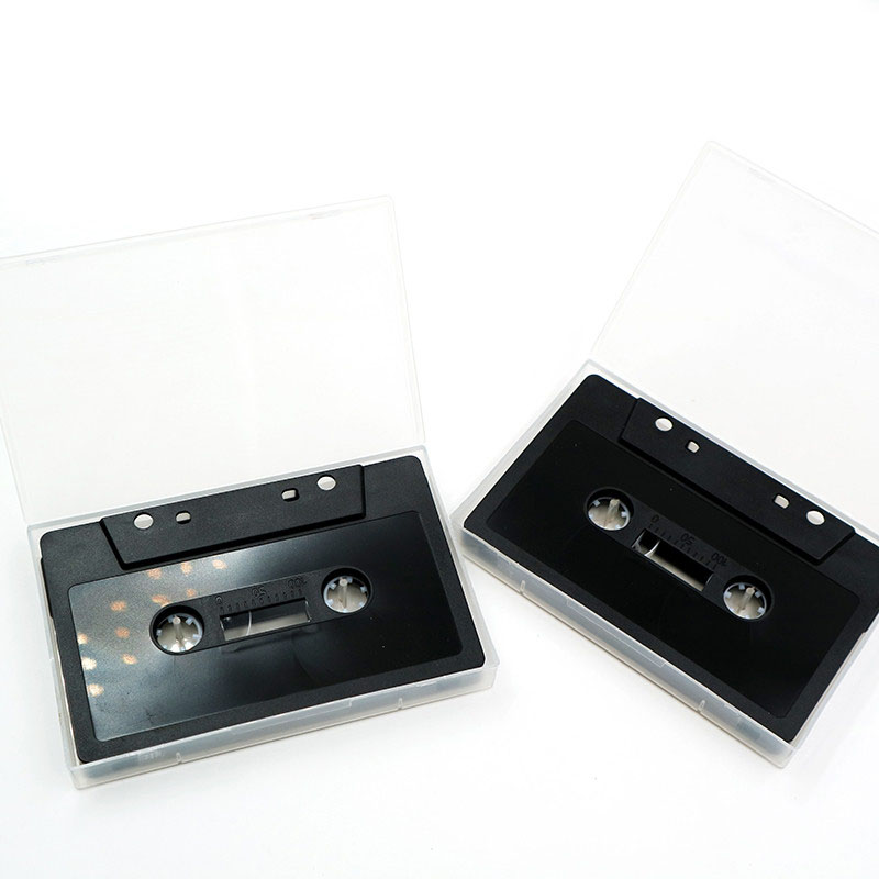 เทปคาสเซ็ทเปล่า 60 นาที Black & Pink & Clear สีดำ สีชมพู และแบบใสทั้งตัว - Blank Tape Cassette 60 minutes Black & Pink & Clear