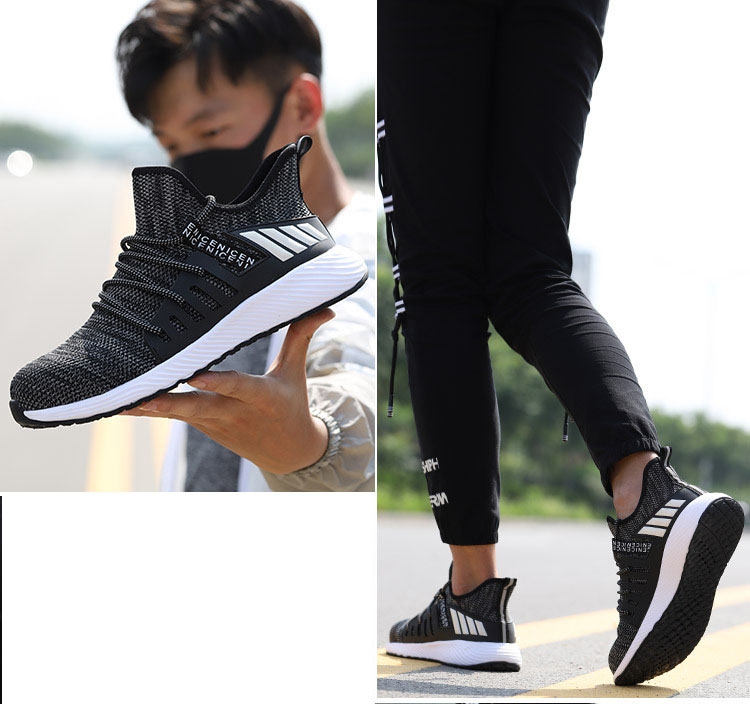 HOT SPORT NO.5 รองเท้าเซฟตี้ผ้าใบ หัวเหล็ก ดีไซน์สปอร์ต