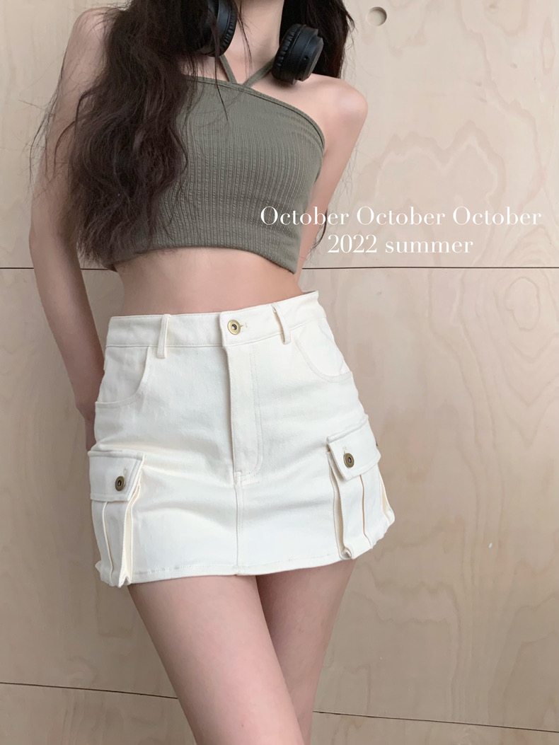 BERRY Denim skirt กระโปรงเดนิมสั้น