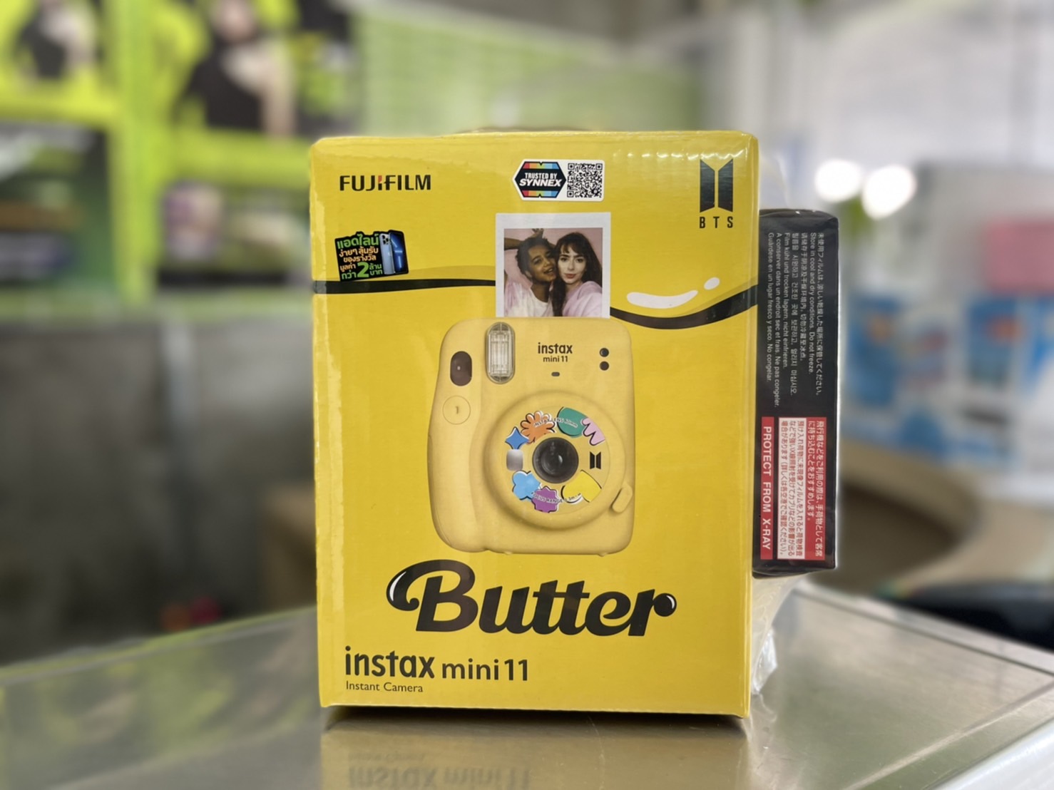 FUJIFILM INSTAX MINI 11 BUTTER + FILM BUTTER SET กล้องอินสแตนท์คอลเลคชั่น " Butter" สินค้ารับประกัน 1 ปี