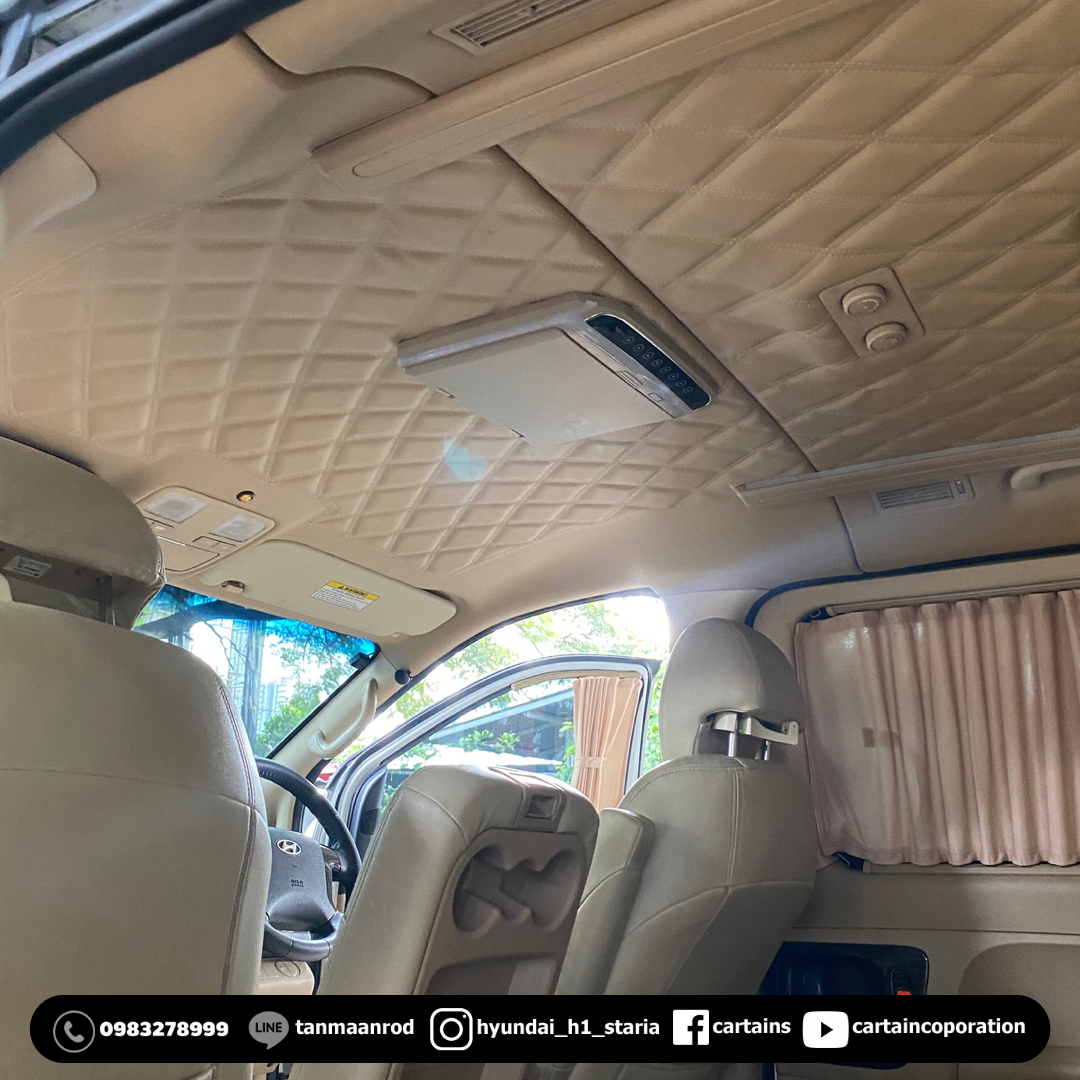 HYUNDAI H-1 STAREX [สคัฟเพลท + ผ้าม่าน + แดมป์ + หุ้มหลังคา]