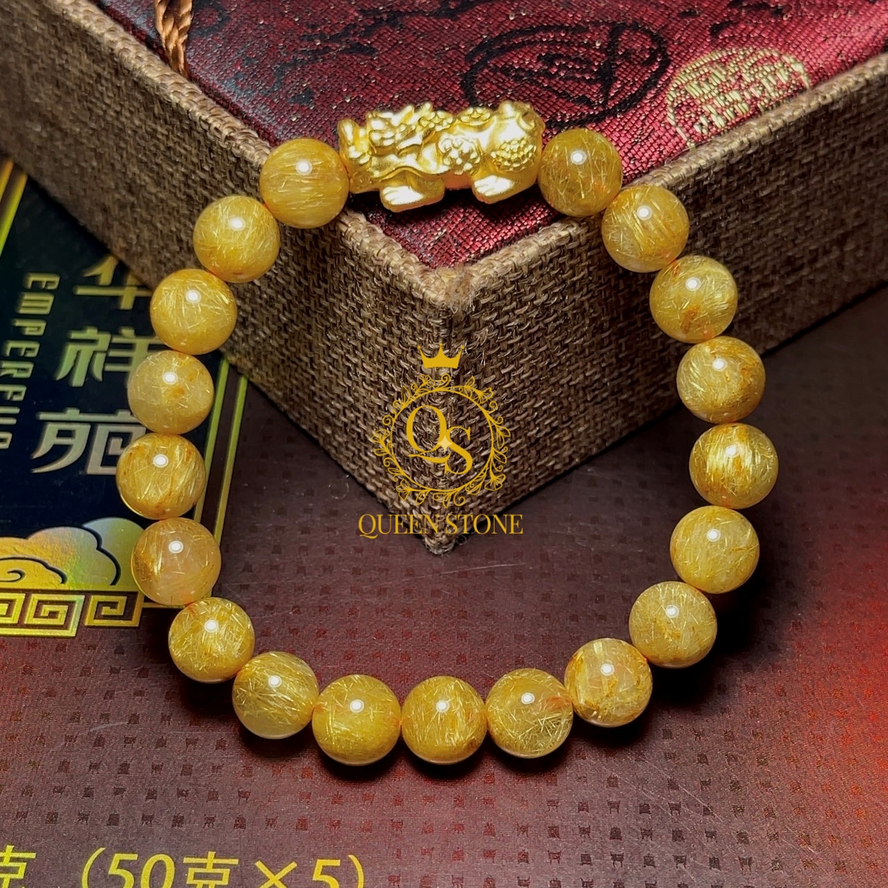 🌟โครตเฮง🌟 ปี่เซียะ ทองแท้ 99.99% ปลุกเสกแล้ว อานุภาพแรง ดูดเงินล้าน (Super Premium)