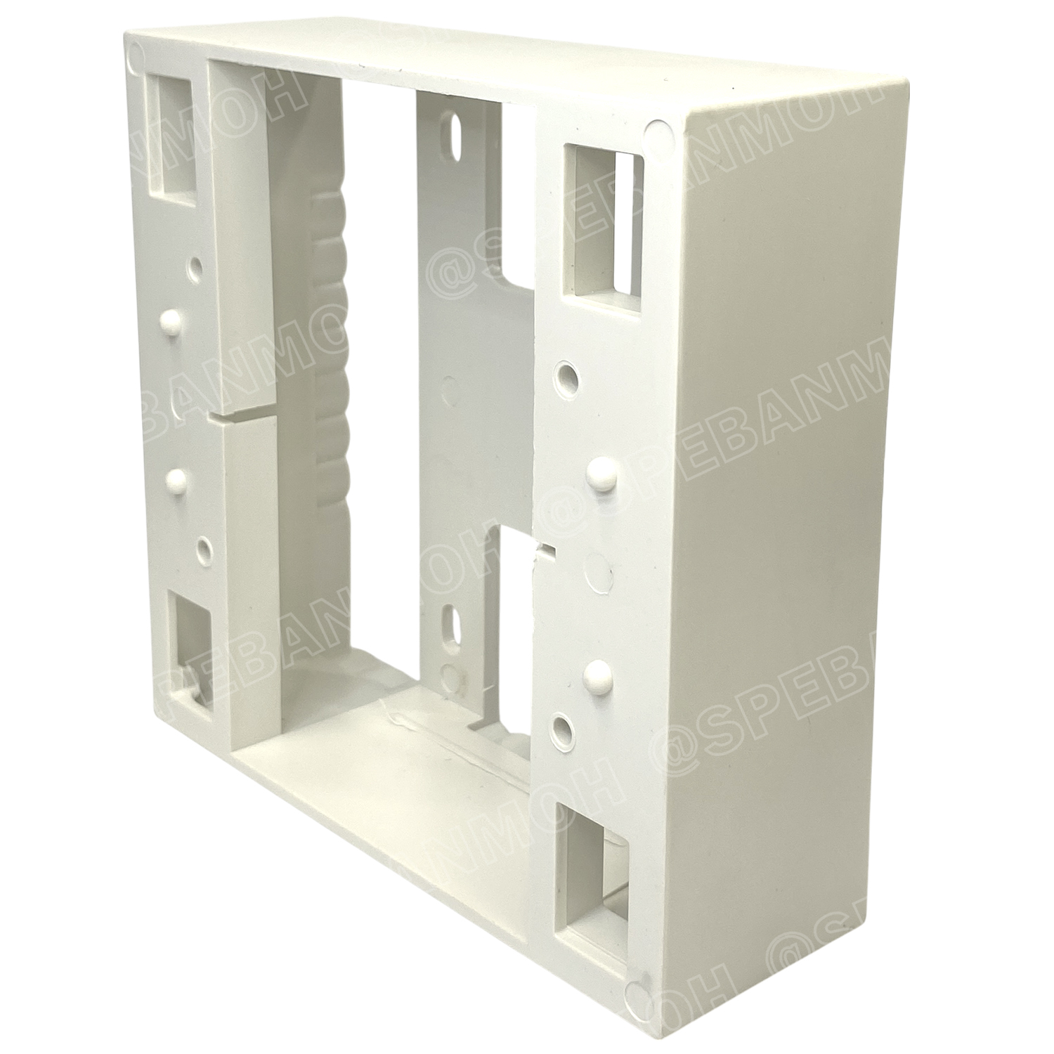 [ 1 ชิ้น ] BOX-4x4-AAA RECKON บล็อคลอย 4x4 นิ้ว กล่องลอย บ๊อกลอย Electric BOX พลาสติกแบบลอย พลาสติก ขาว บล็อกลอยขอบเหลี่ยมขนาด กล่องลอยพลาสติกรองรับหน้ากากรุ่นใหม่ได้ทุกยี่ห้อรุ่นหนา แข็งแรง ทนทาน