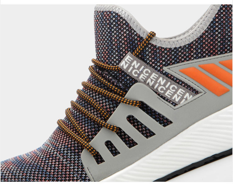 HOT SPORT NO.5 รองเท้าเซฟตี้ผ้าใบ หัวเหล็ก ดีไซน์สปอร์ต