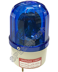 LTE-1101-04 ไฟหมุน Rotary light 4" ไฟหมุน Rotate 12V สีน้ำเงิน blue หลอดสัญญาณไฟฉุกเฉิน หลอดไฟกระพริบเตือน หลอดไฟหมุนเตือน ไฟโชว์ BIMER ไฟสัญญาเตือน ทาวเวอร์ไลท์ Tower Light LTE-1101-04