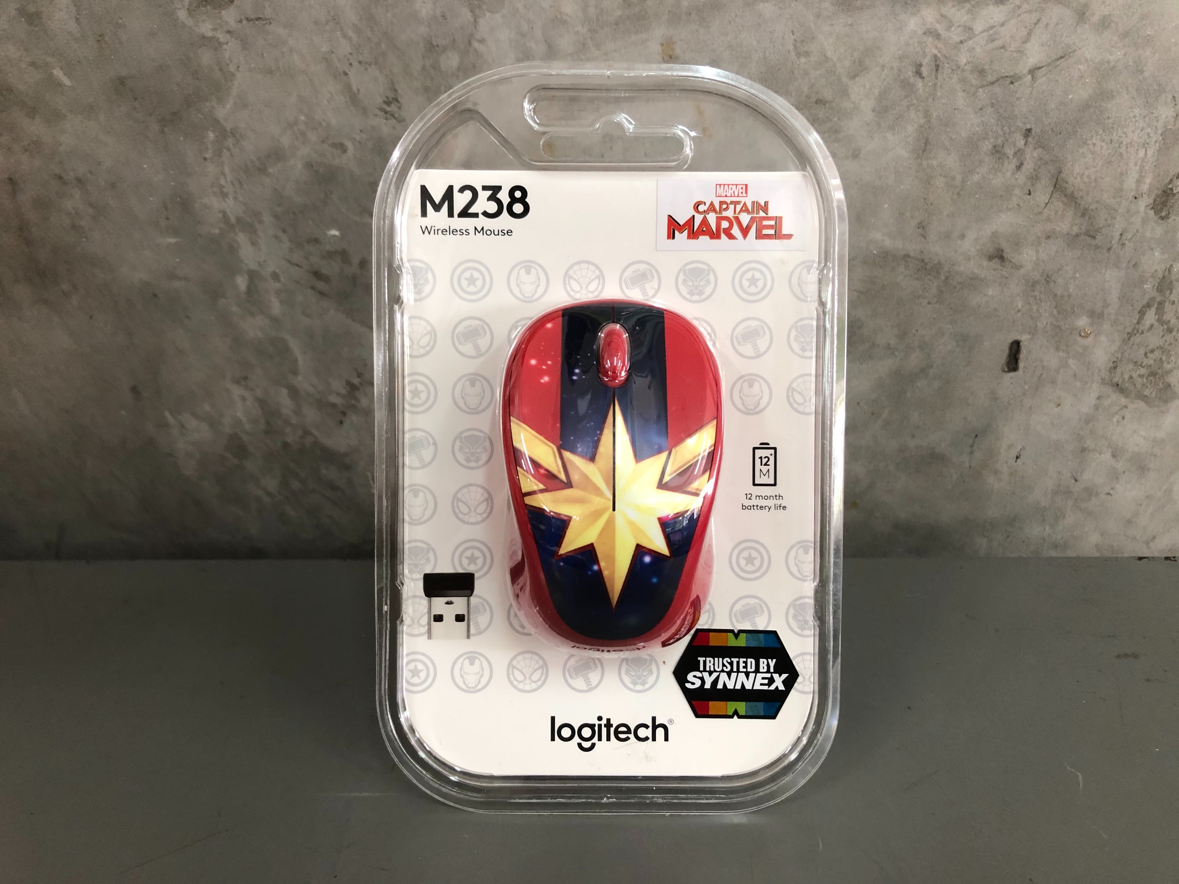 Logitech M238 Marvel Collection Mouse Wireless ประกันศูนย์ไทย 1 ปี