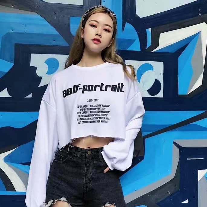 เสื้อสตรีท Self Portrait สไตล์ off-white