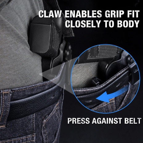 ซองพกใน Glock17/19/19X/44/45 Gen(1-5) & Glock 23/32 Gen(3-4) holster with Claw Red Dot Optics Cut Trigger Guard Holsters for Fat Guys | WARRIORLAND ส่งจากประเทศไทย