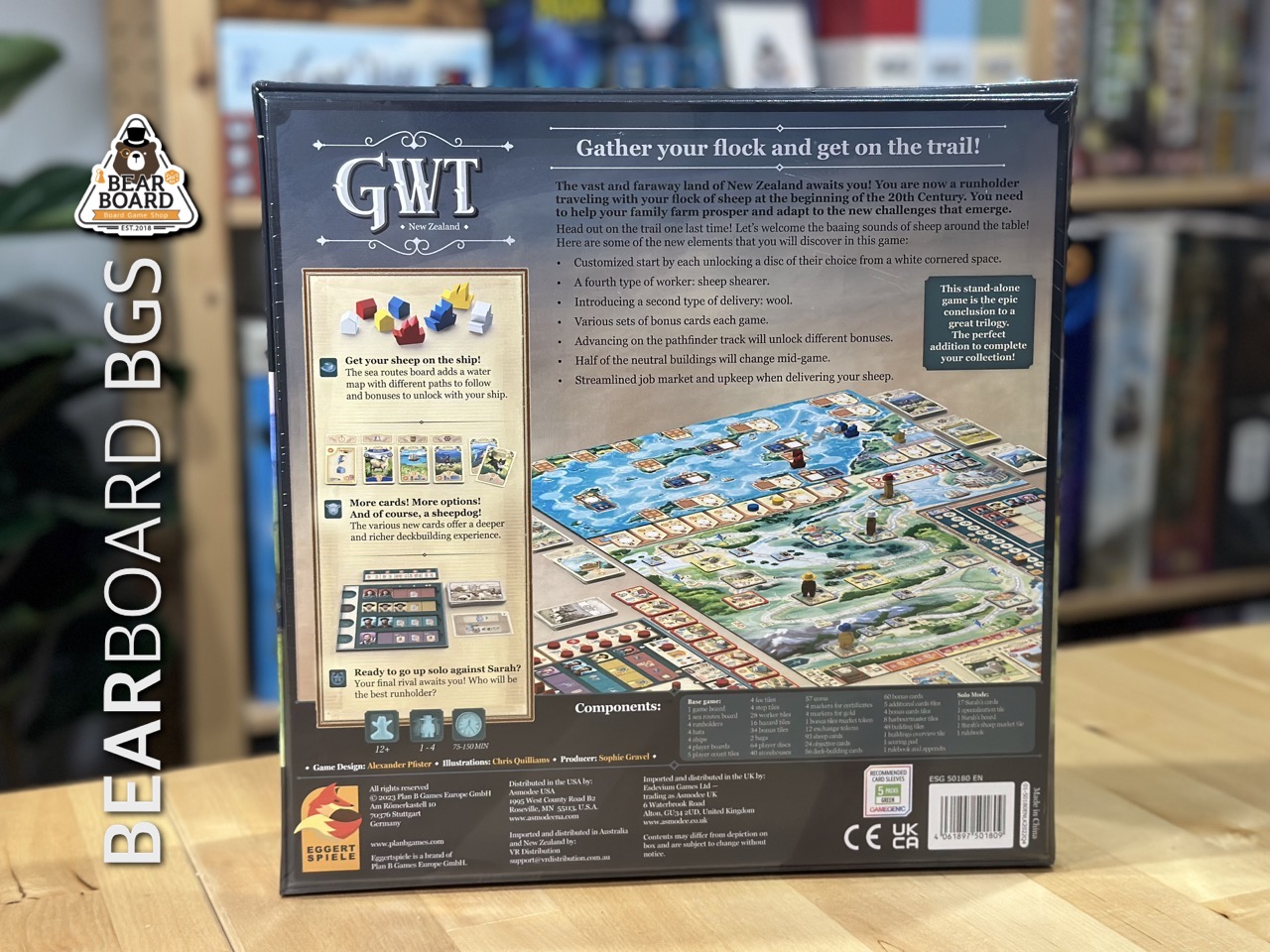 Great Western Trail New Zealand บอร์ดเกม ของแท้