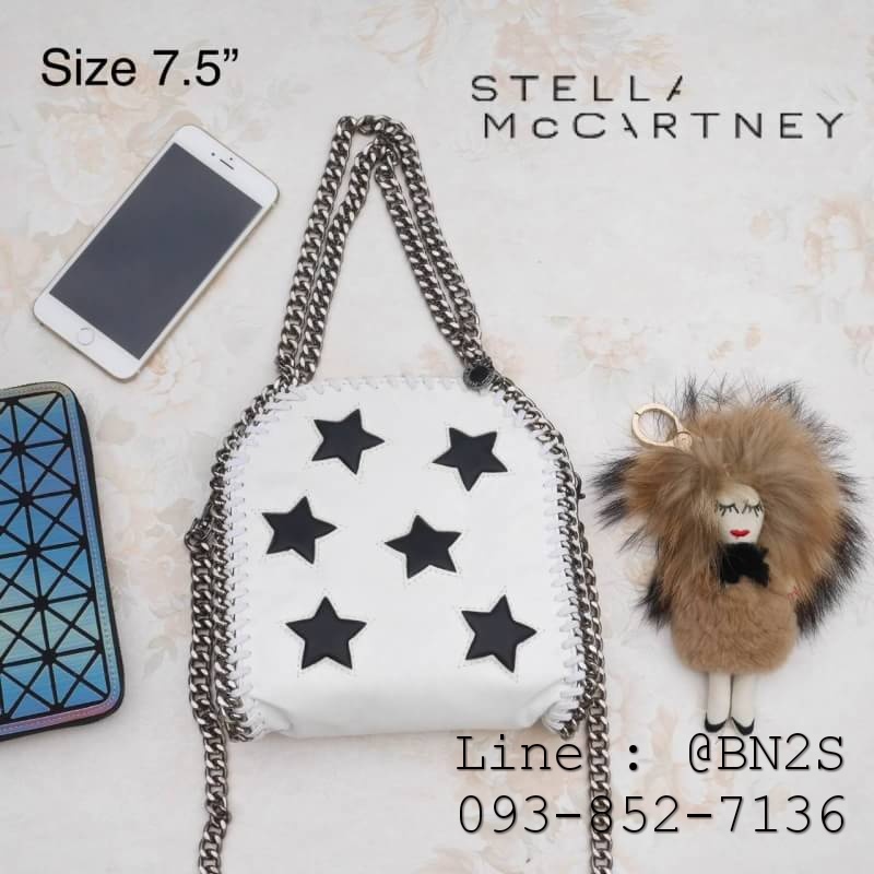 กระเป๋า STELLA หนังสะพายข้าง สายโซ่ ลายดาว 7.5 นิ้ว