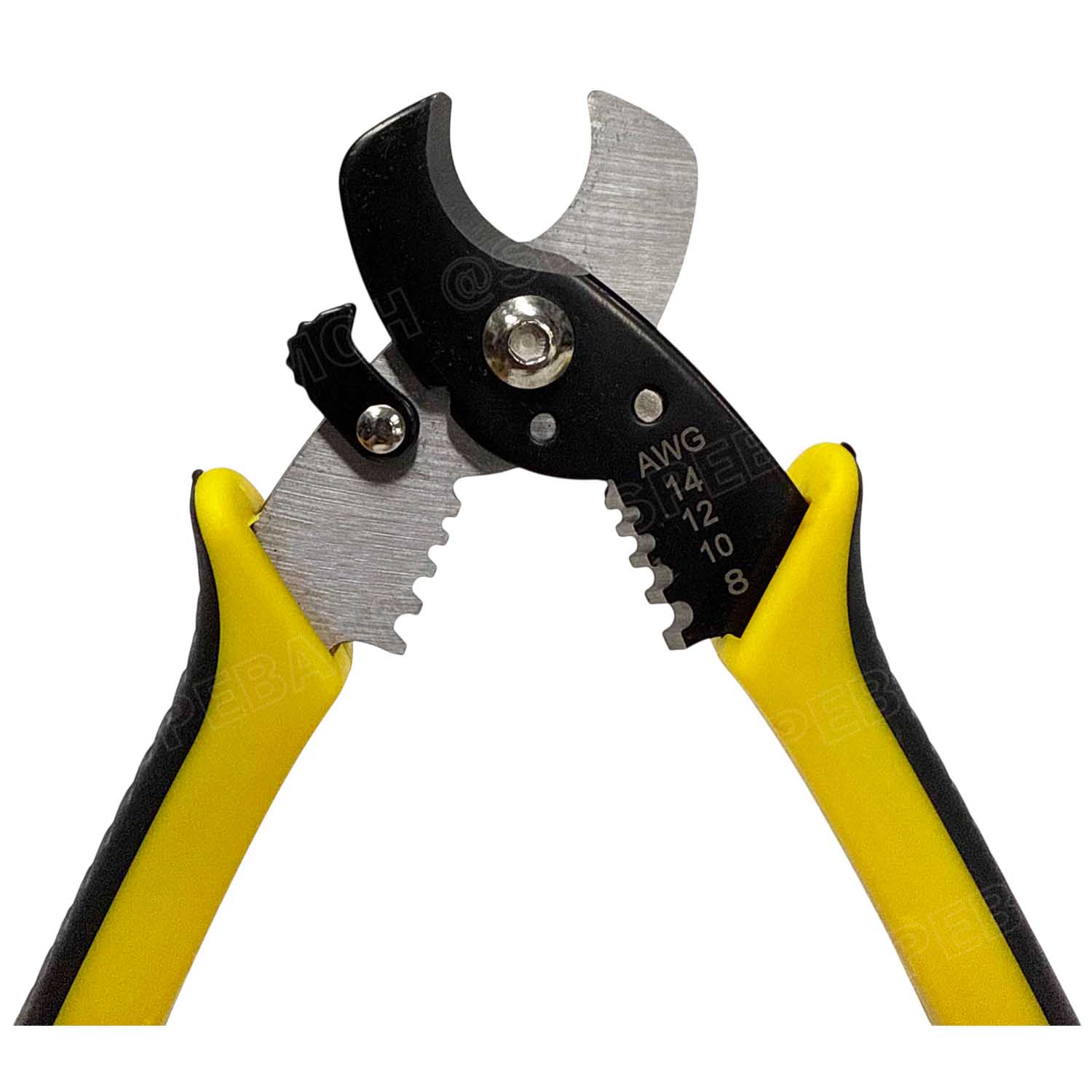 [ 1 ชิ้น ] HS-065 คีมอเนกประสงค์ 2 in 1 ตัดสาย ปลอกสาย 14-8 AWG ตัด ปลอกสายไฟ คีมปอกสายไฟ คีมตัดสายไฟ Cutting Stripping Plier คีมตัด+ปอก เครื่องมือช่าง