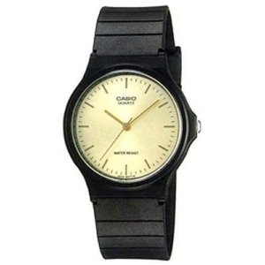CASIO NORMAL รุ่น MQ-24-9ELDF สีดำ จอทอง เข็มทอง สินค้าของเเท้