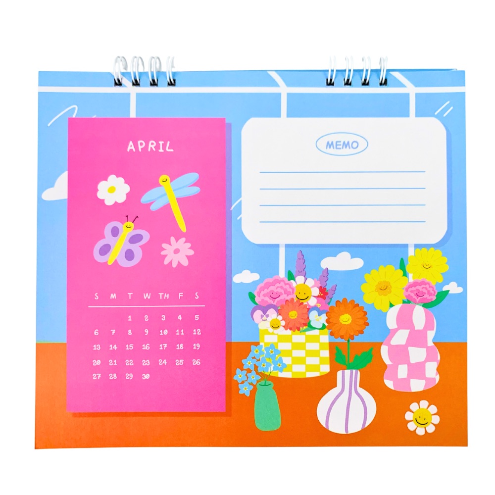 ปฏิทินตั้งโต๊ะ calendar ปี พ.ศ. 2568 / ค.ศ. 2025 Allwrite รุ่น AW292 ขนาด 7 x 8 นิ้ว