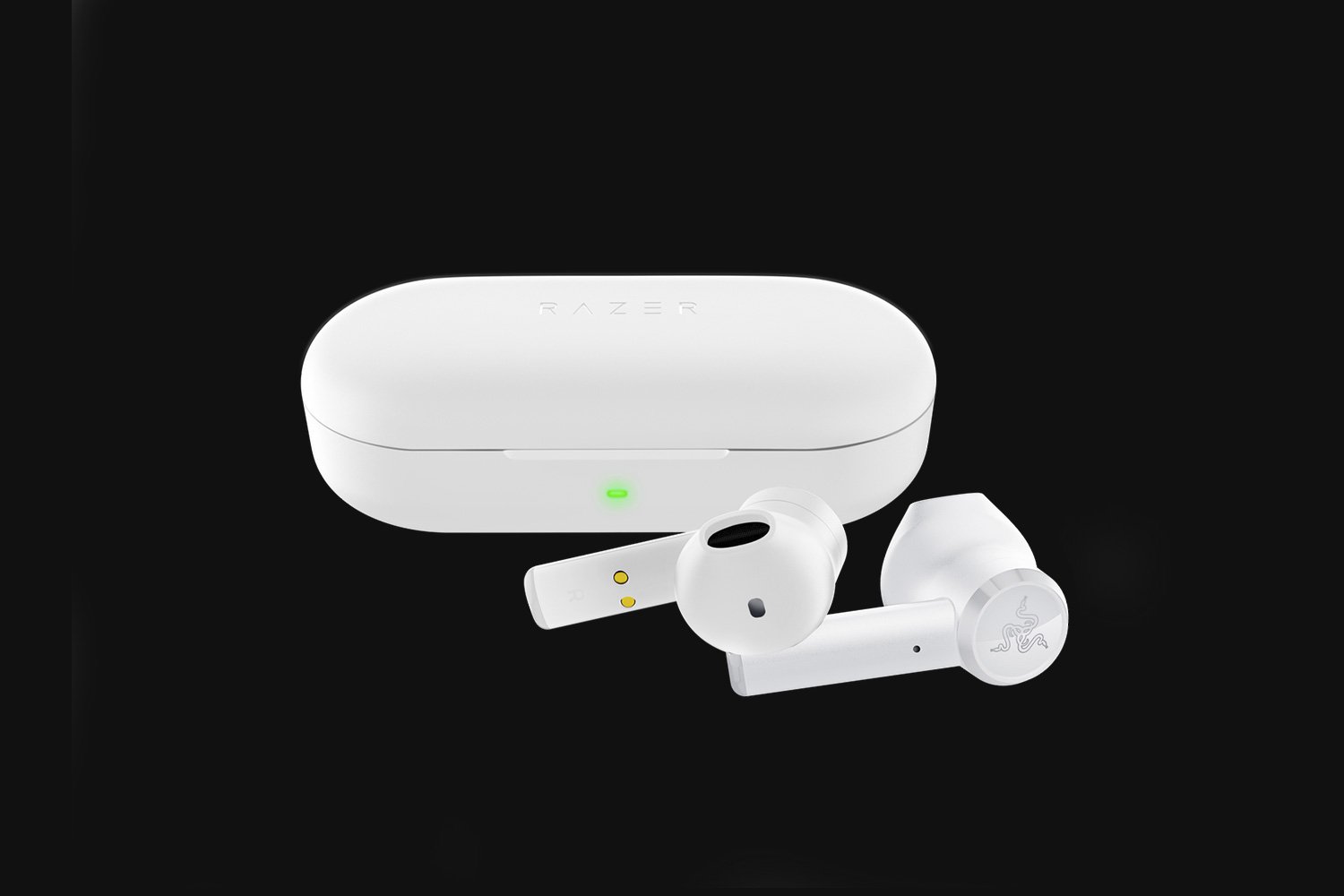 หูฟังบลูทูธ Razer Hammerhead True Wireless-Earbuds-Mercury | By Synnex