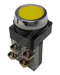 สวิทช์กดติด-ปล่อยดับ∅25mm PB2511-A 380V เหลือง (Yellow)