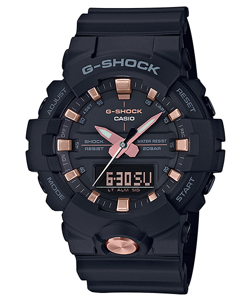 CASIO G-SHOCK รุ่น GA-810B-1A4DR สีดำ โรสโกลด์ สินค้าของเเท้ รับประกันศูนย์ CMG