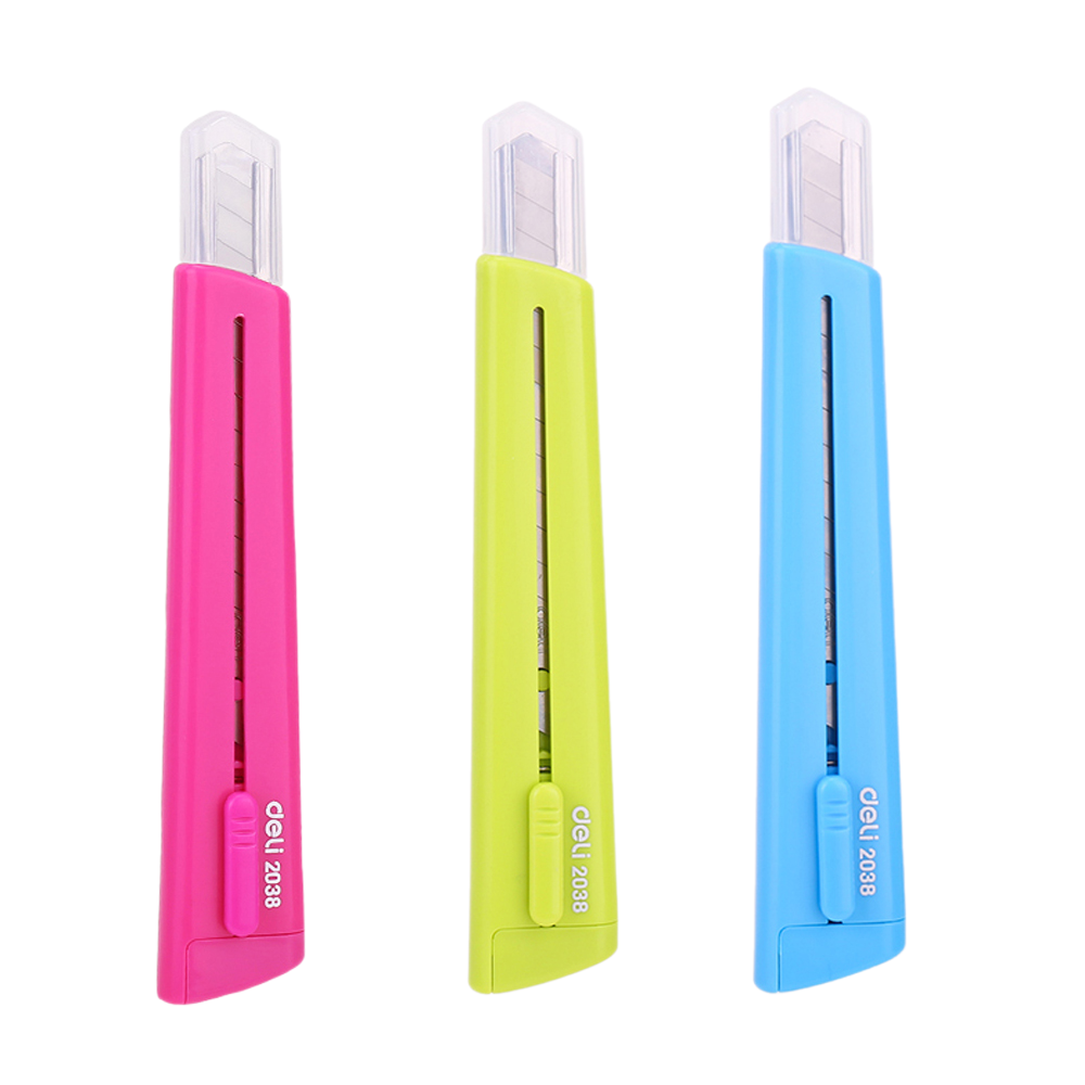 คัตเตอร์ cutter 2038 Deli มีให้เลือก 3 สี