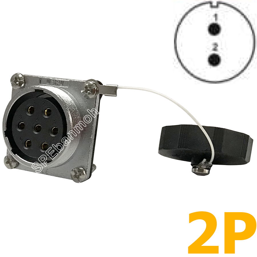 WS28-ZZF-2 ปลั๊กเหล็ก Metal Connector Aviation Plug Weipu Connector WS28 ปลั๊กเหล็ก 28มิล 28mm Metal Connector ปลั๊กเหล็ก Male Female Connectors Socket Aviation Plug คอนเนคเตอร์เหล็ก คอนเนคเตอร์ตัวผู้ตัวเมีย ขั้วไฟฟ้าเเบบเหล็ก