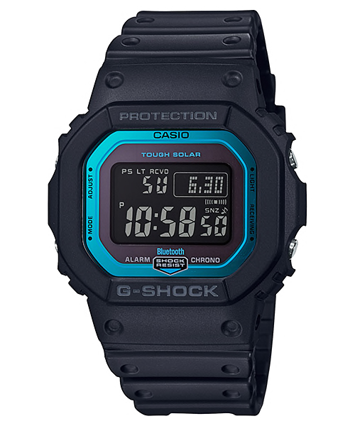CASIO G-SHOCK รุ่น GW-B5600-2DR สีดำ น้ำเงิน สินค้าใหม่ ของแท้ รับประกันศูนย์ CMG
