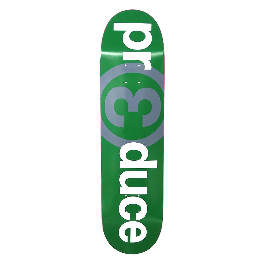 Preduce OG Logo Skateboard Deck Dark Green/White/Grey 8.06 x 32
