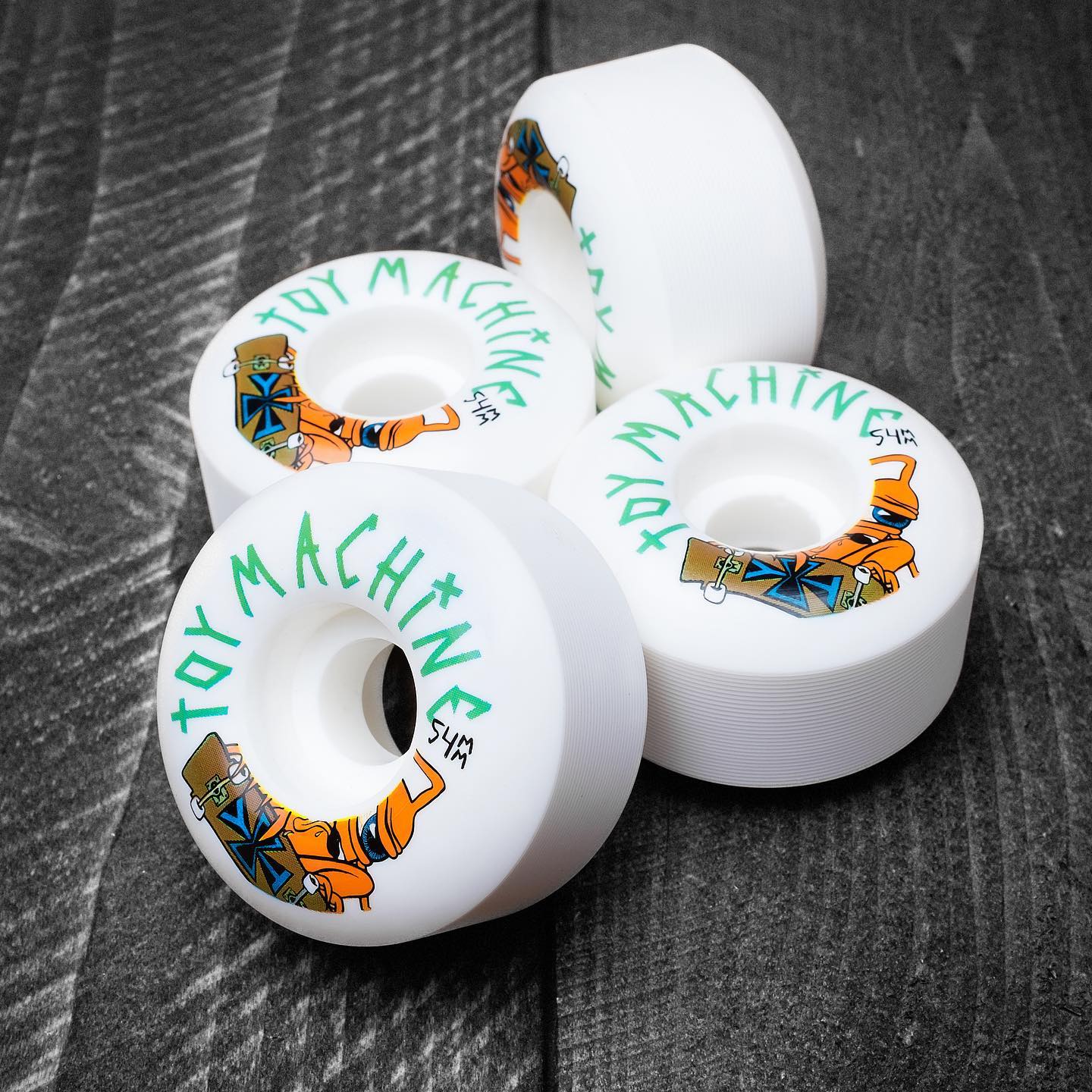 TOY MACHINE SECT SKATER WHEELS 99A 54mm